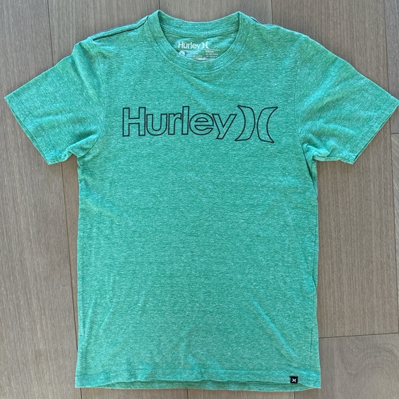 Hurley Tops - HURLEY small, tri blend T-shirt: poly, cotton and rayon